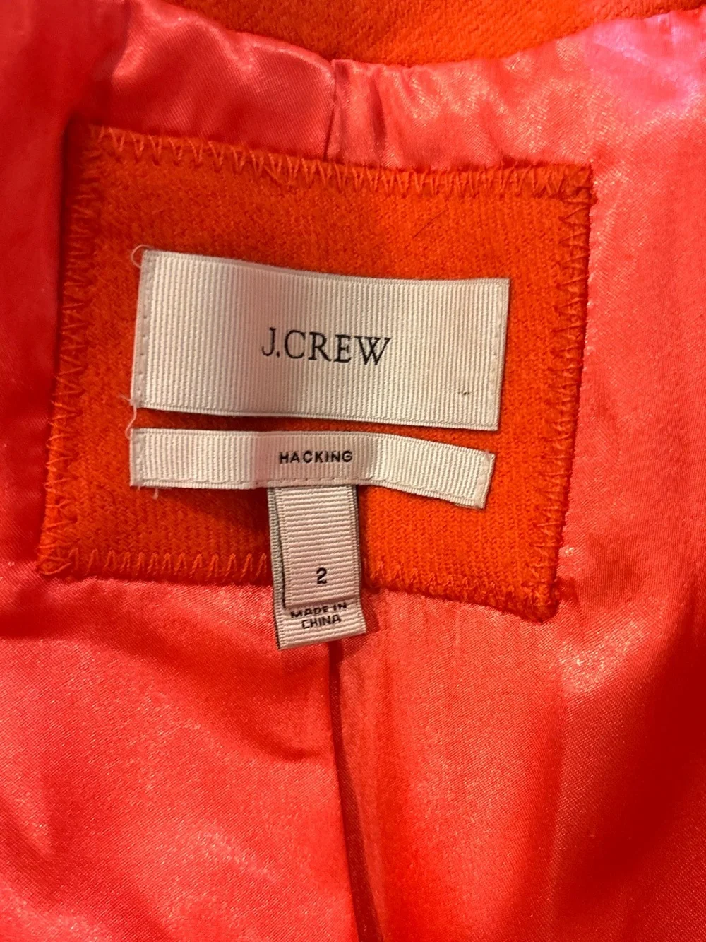 J. Crew crew orange